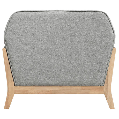 Vaughn Gray Fabric Upholstered Flared Arm Accent Chair from Coaster - Luna Furniture