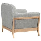 Vaughn Gray Fabric Upholstered Flared Arm Accent Chair from Coaster - Luna Furniture