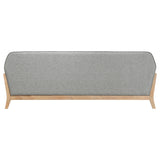 Vaughn Gray Fabric Upholstered Flared Arm Sofa from Coaster - Luna Furniture