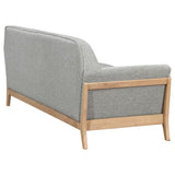 Vaughn Gray Fabric Upholstered Flared Arm Sofa from Coaster - Luna Furniture