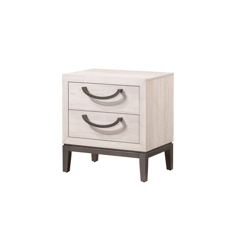 Veda Chalk Nightstand from Crown Mark - Luna Furniture