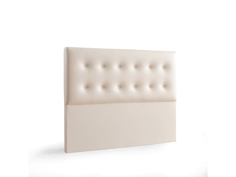 Vella Queen Storage Bed With Headboard in Beige from Furnia - Luna Furniture