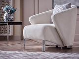 Venice Merit Cream Accent Chair from Bellona - Luna Furniture