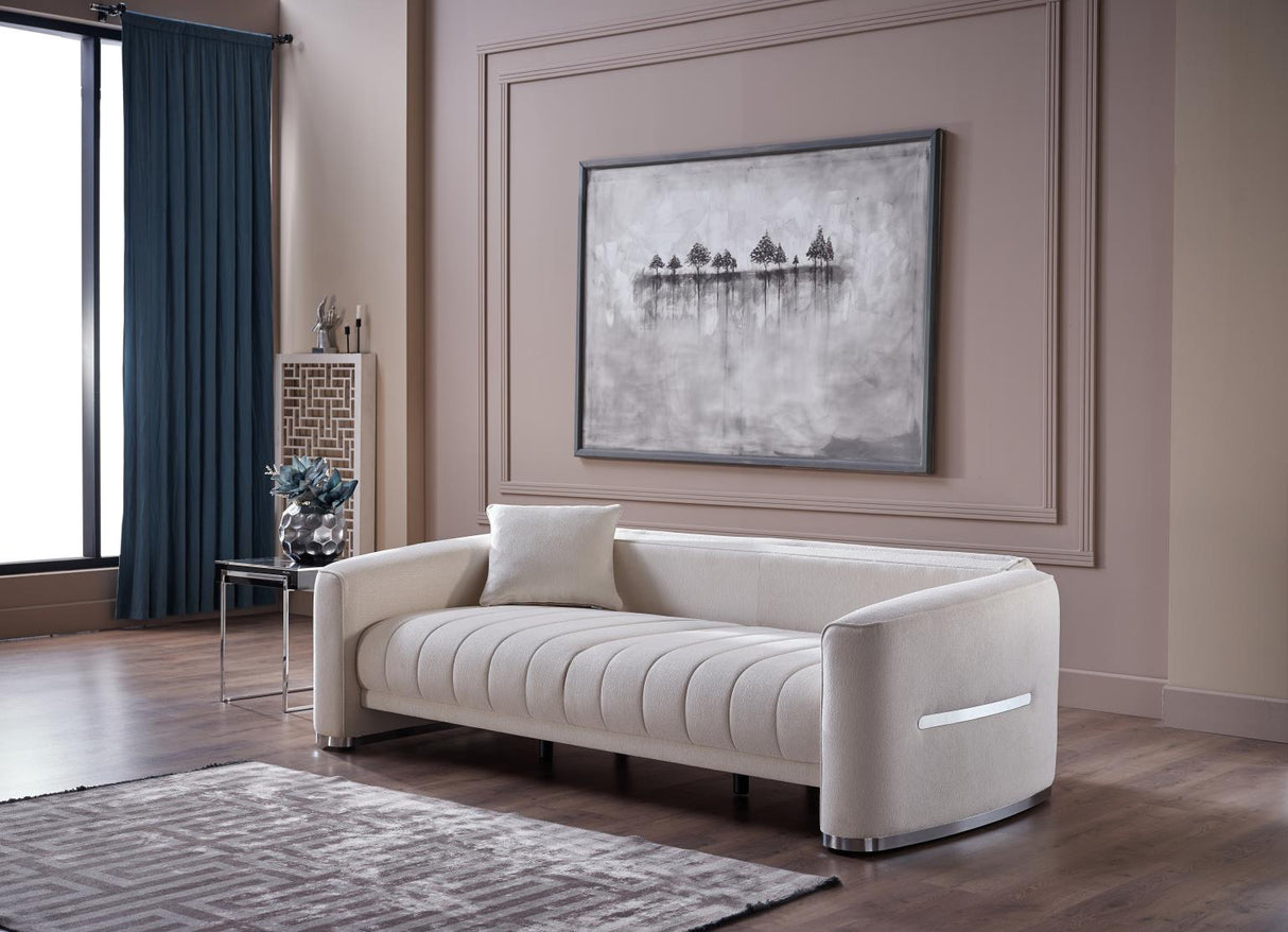 Venice Merit Cream Sleeper Sofa from Bellona - Luna Furniture