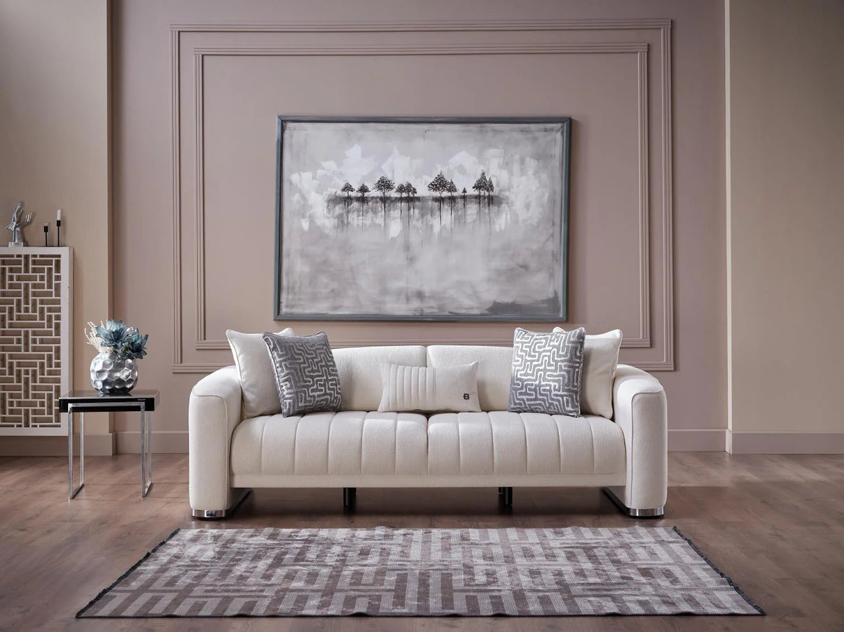 Venice Merit Cream Sleeper Sofa from Bellona - Luna Furniture