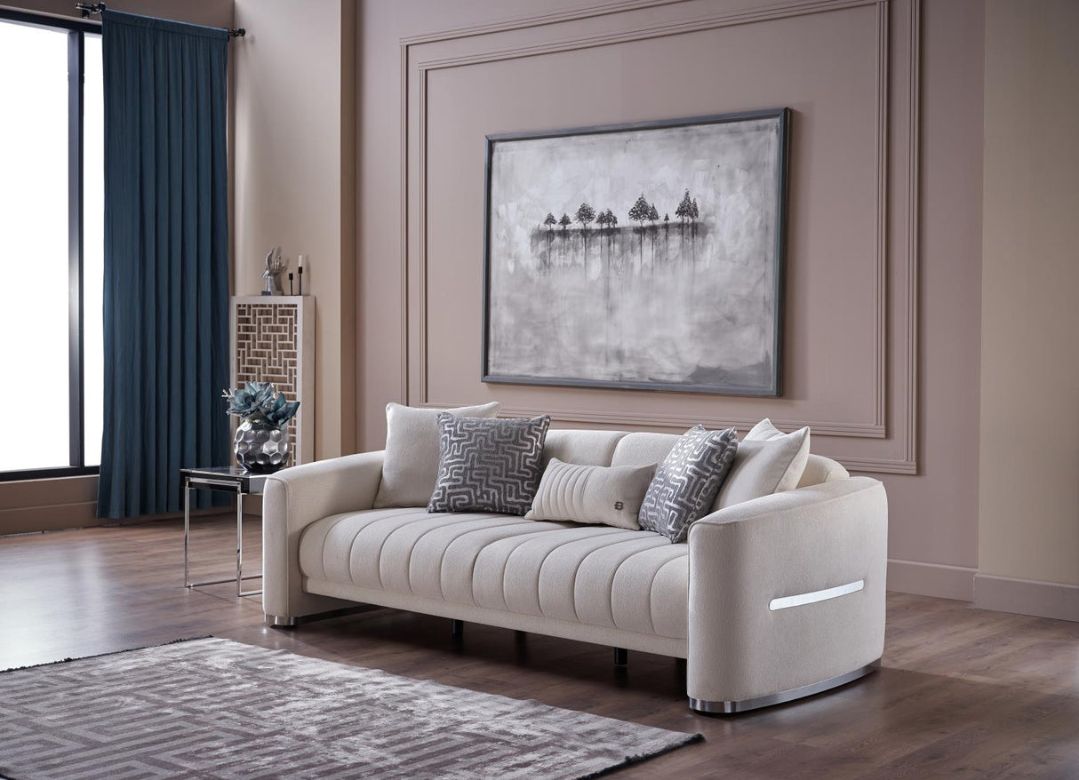 Venice Merit Cream Sleeper Sofa from Bellona - Luna Furniture