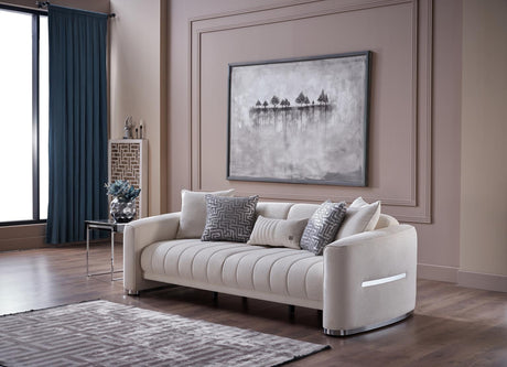 Venice Merit Cream Sleeper Sofa from Bellona - Luna Furniture