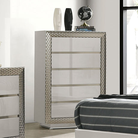 Ventnor Gray Chest from Furniture of America - Luna Furniture