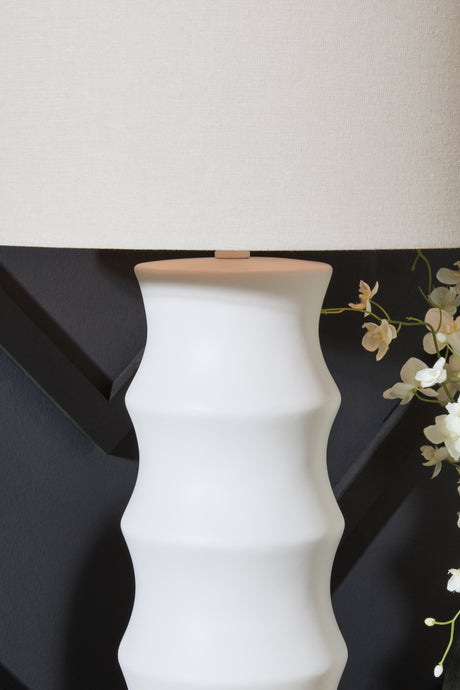 Veraleigh White Table Lamp from Ashley - Luna Furniture