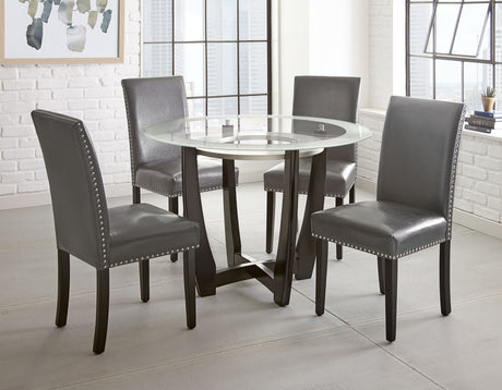 Verano Black PU Side Chair, Set of 2 from Steve Silver - Luna Furniture