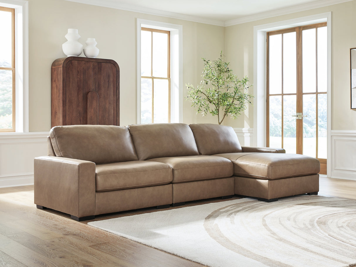 Veronella Sahara 3-Piece Sectional with Chaise from Ashley - Luna Furniture