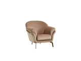 Versace Chair in Beige from Furnia - Luna Furniture