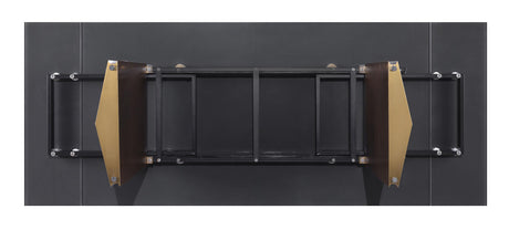 Vesa Beige Glass Top Extendable Dining Table from Coaster - Luna Furniture