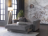 Victoria Valencia Gray Sleeper Loveseat from Bellona - Luna Furniture