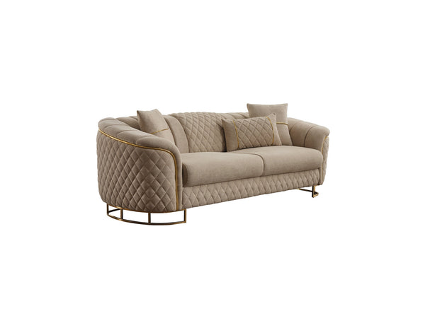 Victoria Stationary Sofa in Cream