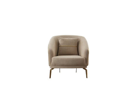 Victoria Chair in Cream from Furnia - Luna Furniture