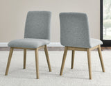 Vida 5-Piece White Marble Dining Set(Table & 4 Side Chairs) from Steve Silver - Luna Furniture