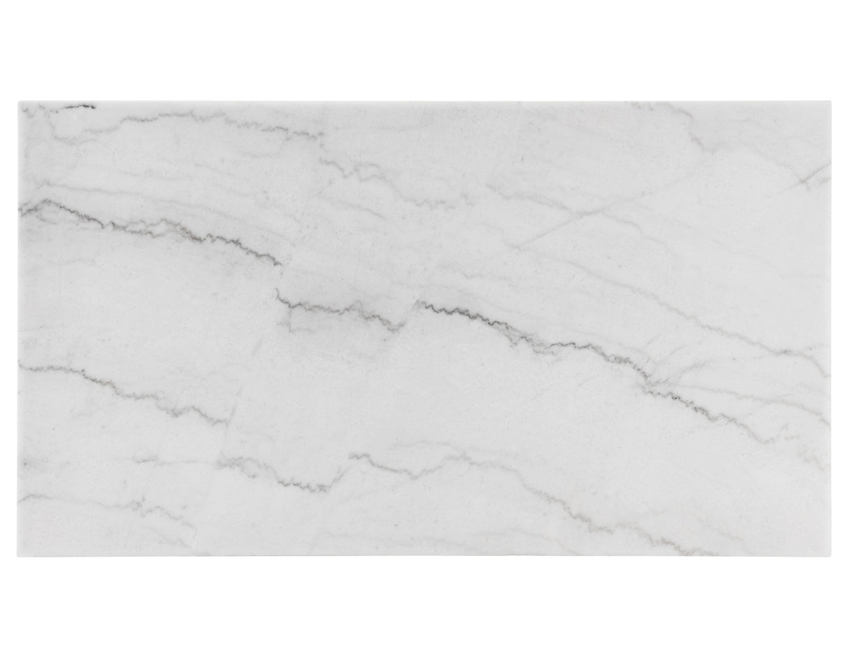 Vida 6-Piece White Marble Dining Set(Table, Bench & 4 Side Chairs) from Steve Silver - Luna Furniture