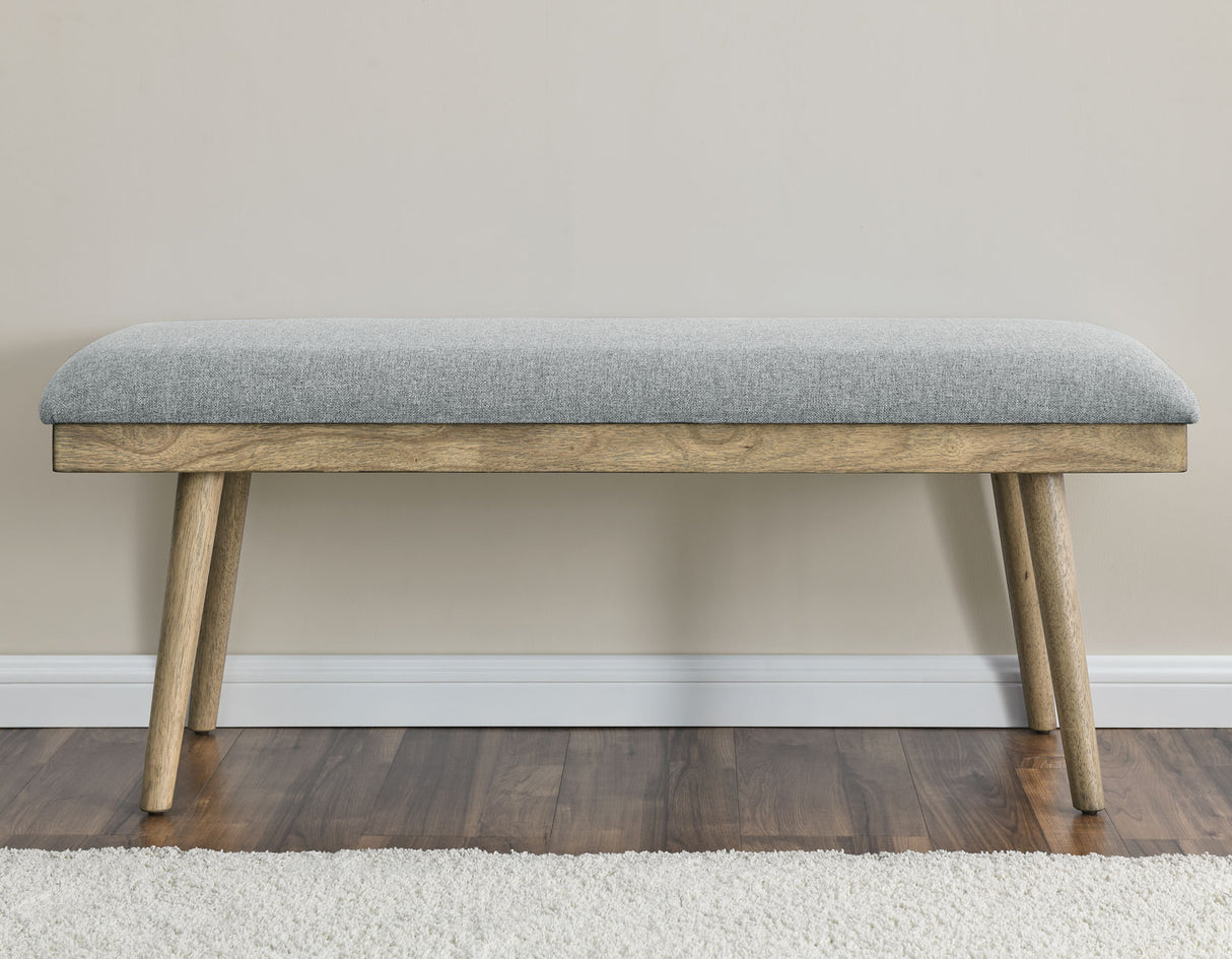 Vida Gray Dining Bench from Steve Silver - Luna Furniture