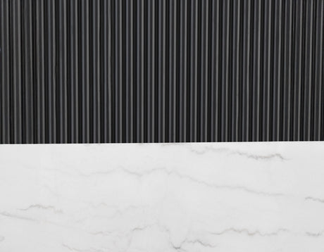 Vida Marble Top WIne Cabinet, Black Finish from Steve Silver - Luna Furniture