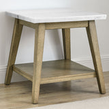 Vida Marble Top End Table from Steve Silver - Luna Furniture