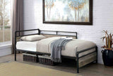 Vidar Sand Black Daybed from Furniture of America - Luna Furniture