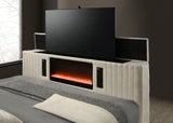Villa White Queen Platform Bed from Happy Homes - Luna Furniture