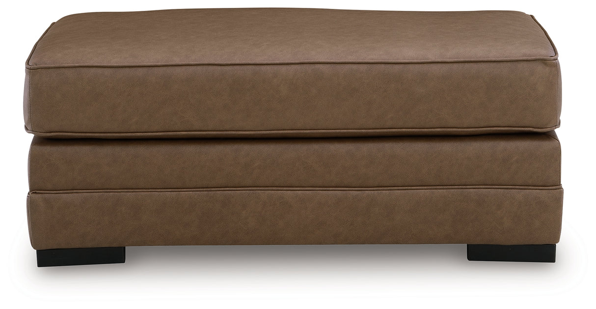 VillaCourt Caramel Ottoman from Ashley - Luna Furniture