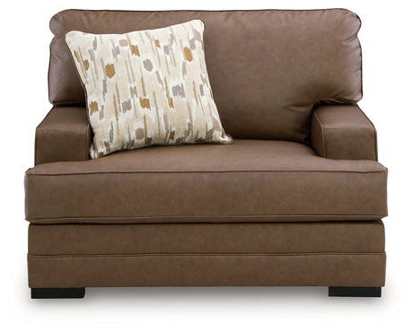 VillaCourt Caramel Oversized Chair from Ashley - Luna Furniture