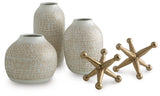 Vinburn White/Gold Finish Accessory Set (Set of 5) from Ashley Furniture - Luna Furniture