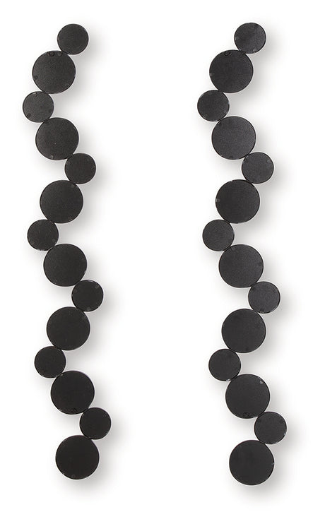 Vinler Black Accent Mirror Set (Set of 2) from Ashley - Luna Furniture