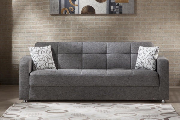 Vision Diego Gray 3-Seat Sleeper Sofa