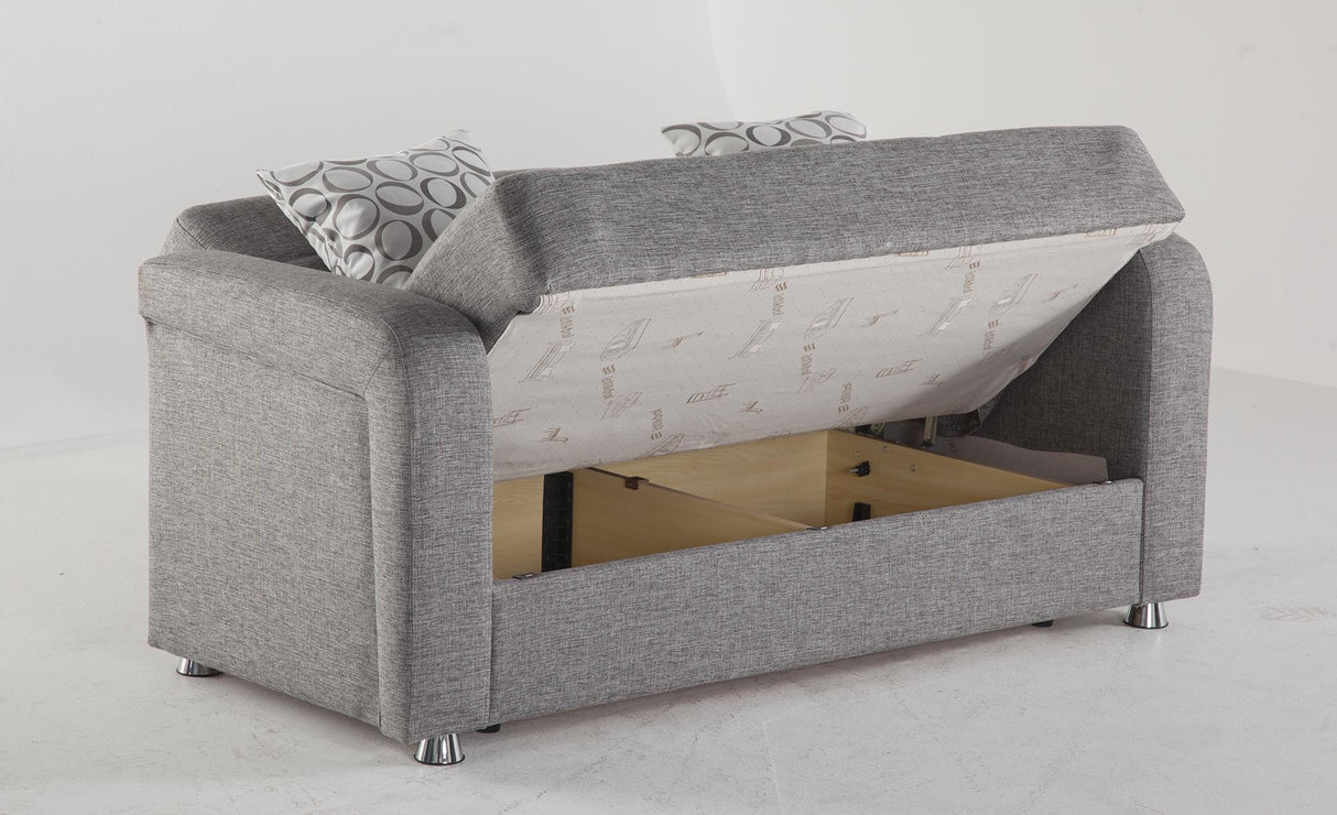 Vision Diego Gray Loveseat from Bellona - Luna Furniture