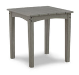 Visola Outdoor Adirondack Chair and End Table in Gray from Ashley - Luna Furniture