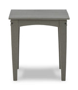 Visola Outdoor Chair with End Table in Gray from Ashley - Luna Furniture