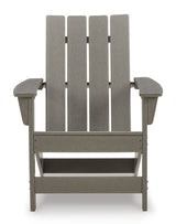 Visola Outdoor Chair with End Table in Gray from Ashley - Luna Furniture