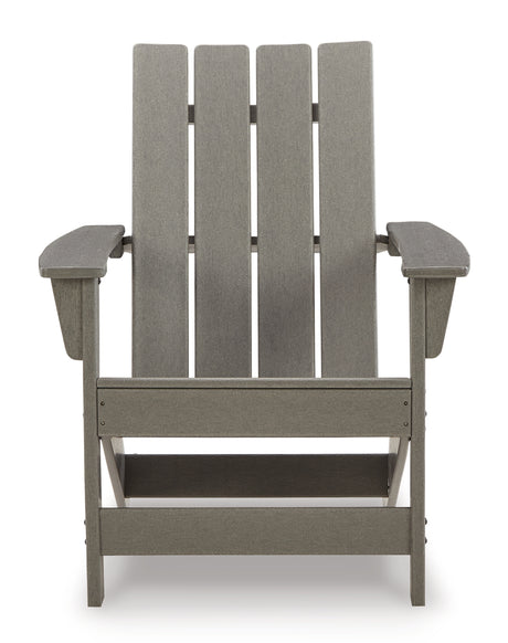 Visola Outdoor Chair with End Table in Gray from Ashley - Luna Furniture