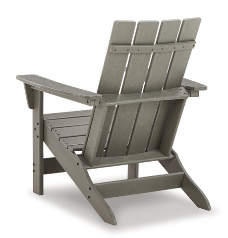 Visola Outdoor Chair with End Table in Gray from Ashley - Luna Furniture
