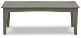 Visola Outdoor Coffee Table with 2 End Tables in Gray from Ashley Furniture - Luna Furniture