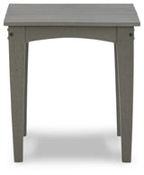 Visola Outdoor Coffee Table with 2 End Tables in Gray from Ashley Furniture - Luna Furniture