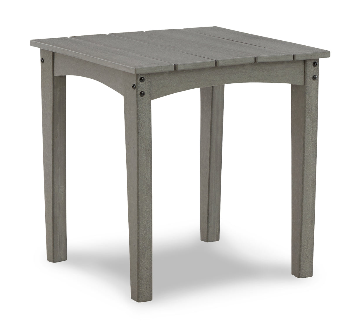Visola Outdoor Sofa and Loveseat with 2 Lounge Chairs and End Table in Gray from Ashley Furniture - Luna Furniture