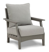 Visola Outdoor Sofa with 2 Lounge Chairs in Gray from Ashley - Luna Furniture