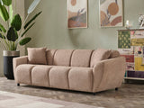 Vizyon Stationary Sofa in Brown from Furnia - Luna Furniture