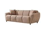 Vizyon Stationary Sofa in Brown from Furnia - Luna Furniture