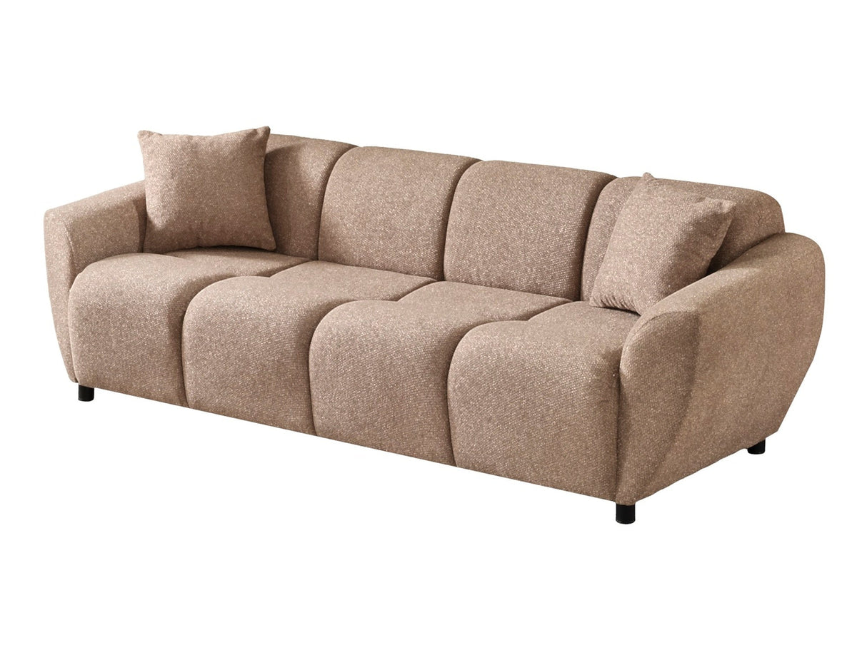 Vizyon 3-pieces (Sofa & Loveseat & Chair) Livingroom Set in Brown from Furnia - Luna Furniture