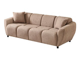 Vizyon Stationary Sofa in Brown from Furnia - Luna Furniture