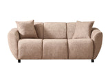 Vizyon Stationary Loveseat in Brown from Furnia - Luna Furniture