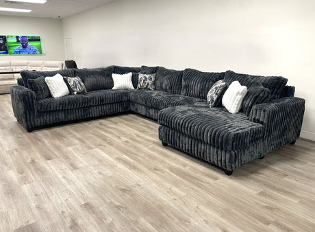 Volna Charcoal Sectional from Happy Homes - Luna Furniture