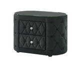 Voltare Black Nightstand from Crown Mark - Luna Furniture