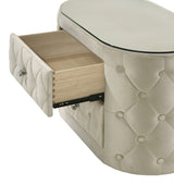 Voltare Ivory Nightstand from Crown Mark - Luna Furniture